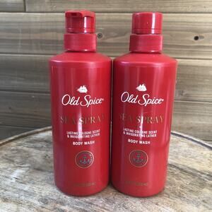 (2) Old Spice Sea Spray Body Wash, 16.9 fl oz each